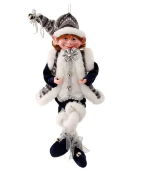 17in Winter Solstice Bendable Elf Ornament