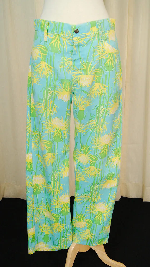 1970s Lilly Floral Pants