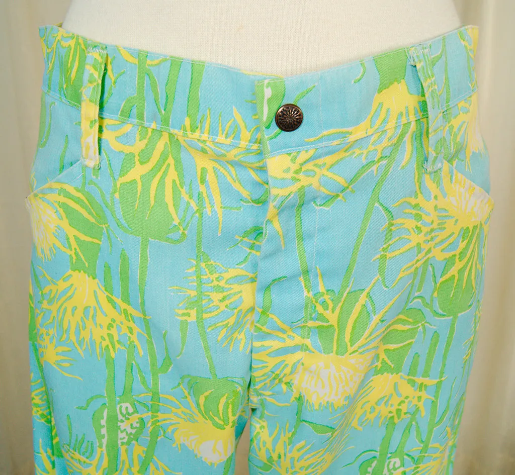 1970s Lilly Floral Pants