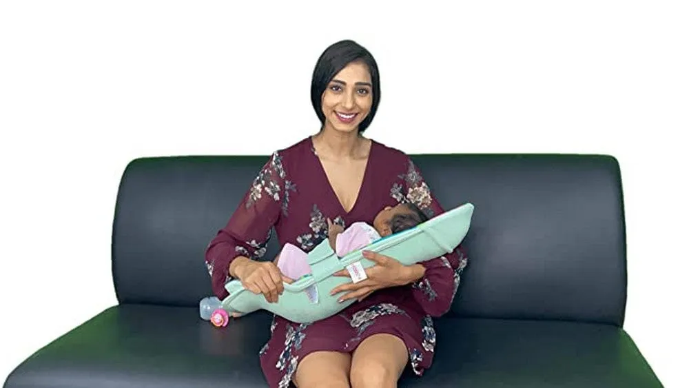 2 In 1 Button Nest Feeding Pillow & Carrier