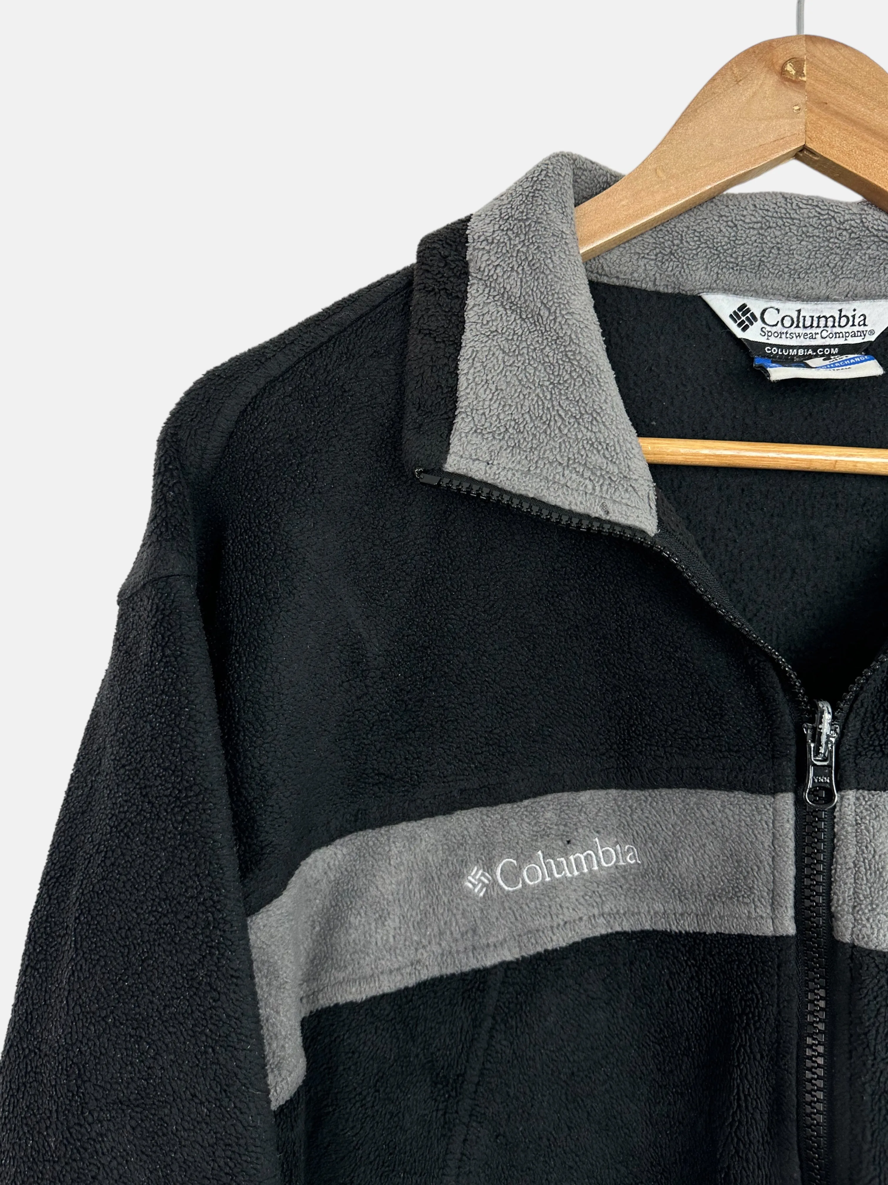 90's Columbia Embroidered Zip-Up Fleece/Jacket Size M