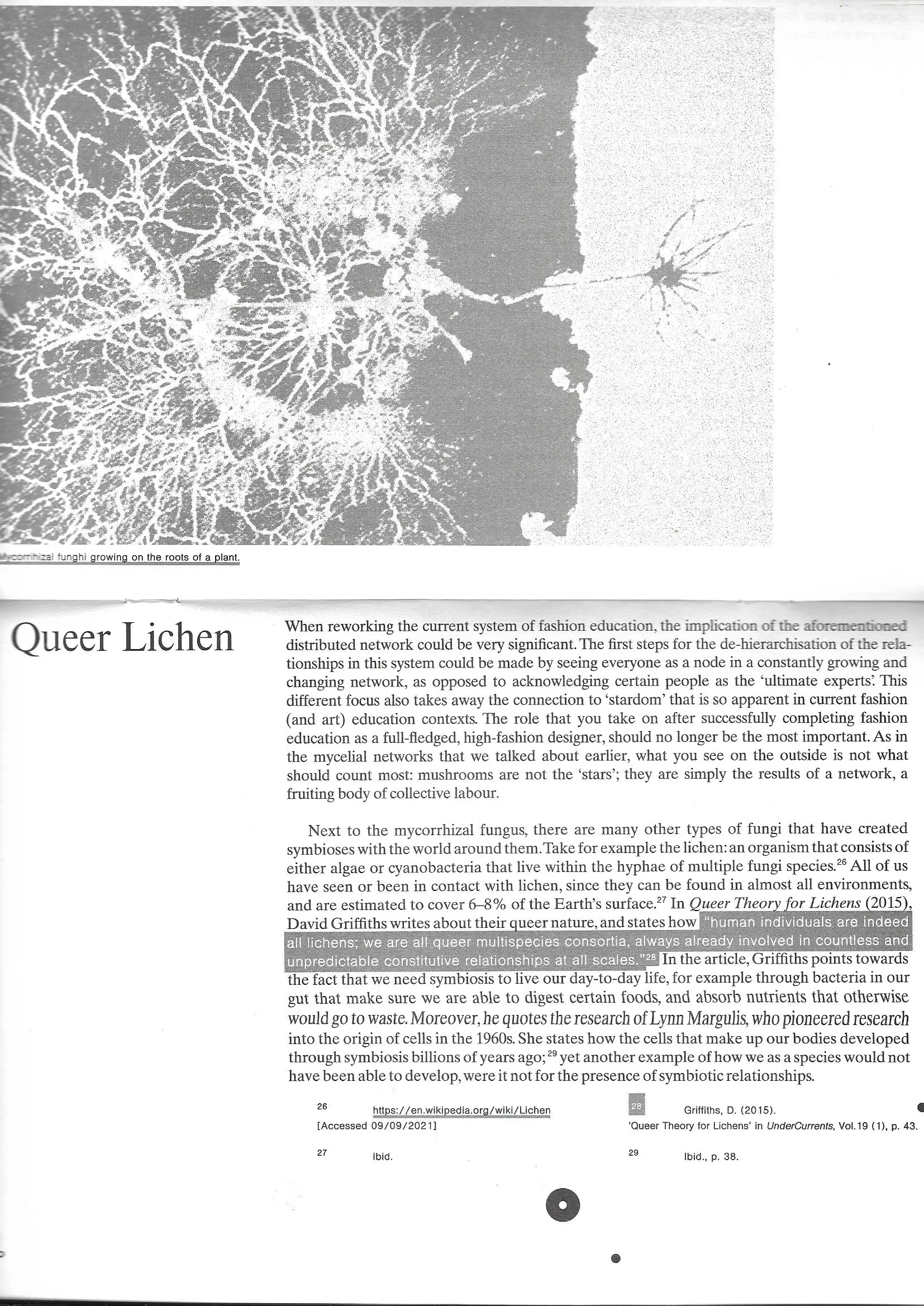 A Fruiting Body of Collective Labour: Working Towards a De-Hierarchised System for Fashion Education