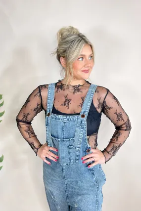 Addison Lace Long Sleeve Top