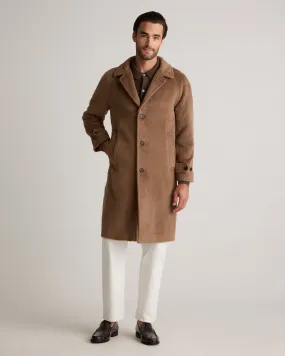 Alpaca-Wool Overcoat