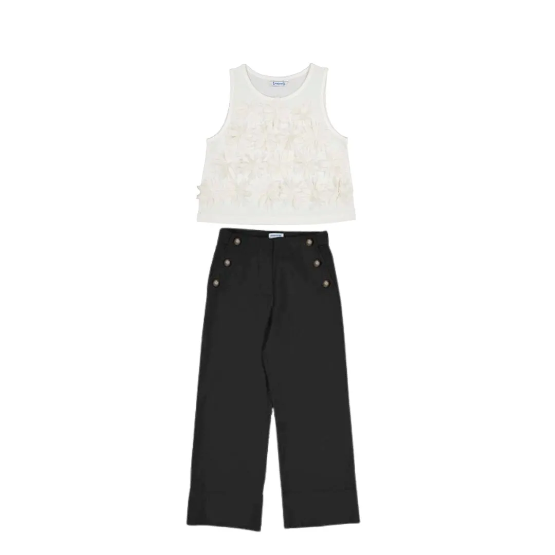 Applied flower top set - Mayoral