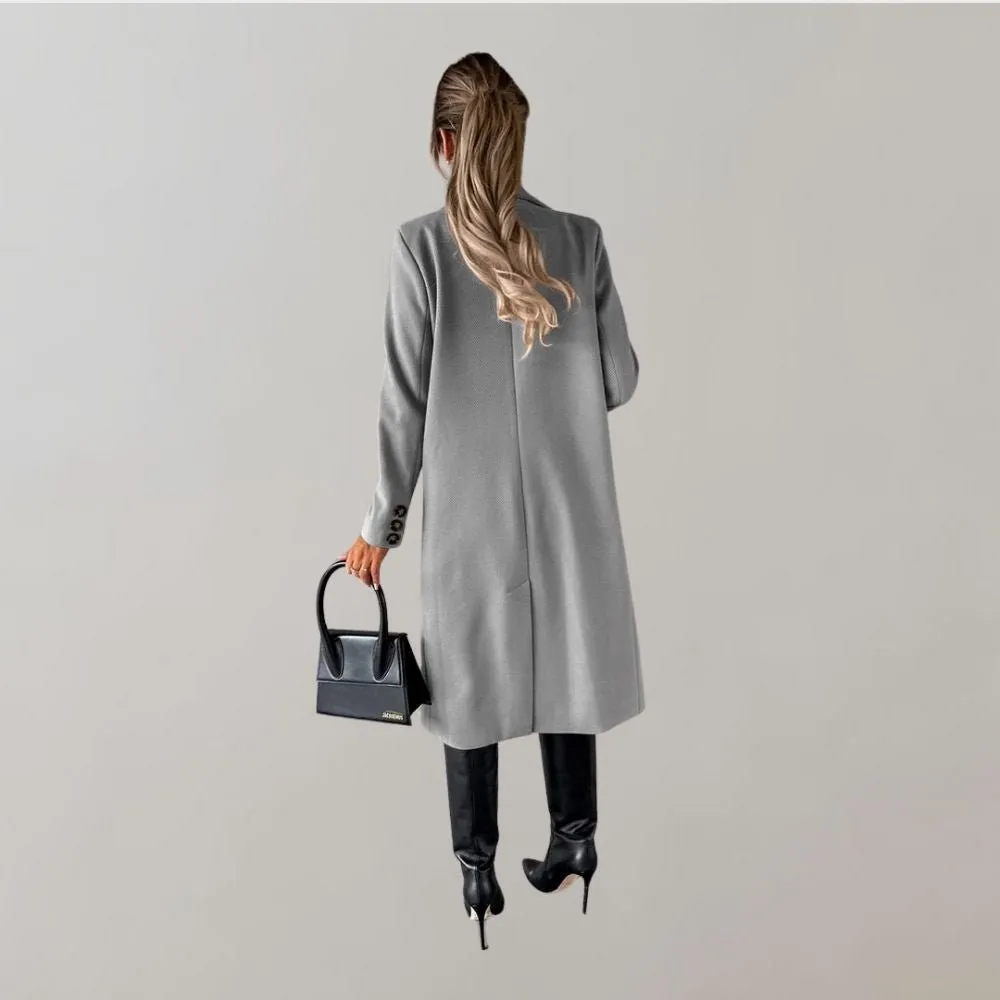 Azalea | Women's Double-Breasted Overcoat – Elegant Wool Coat for Fall & Winter Outerwear