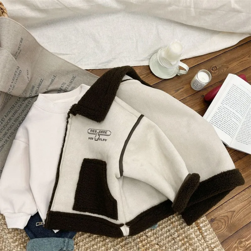 Baby Toddler Artificial Fur Coat Winter Outfit-102