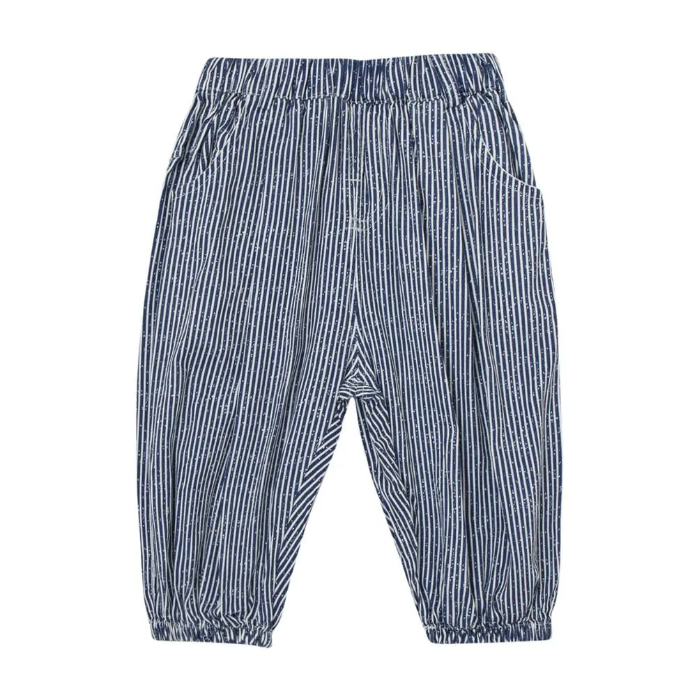 Baby Unisex Striped Elastic Waist Pants