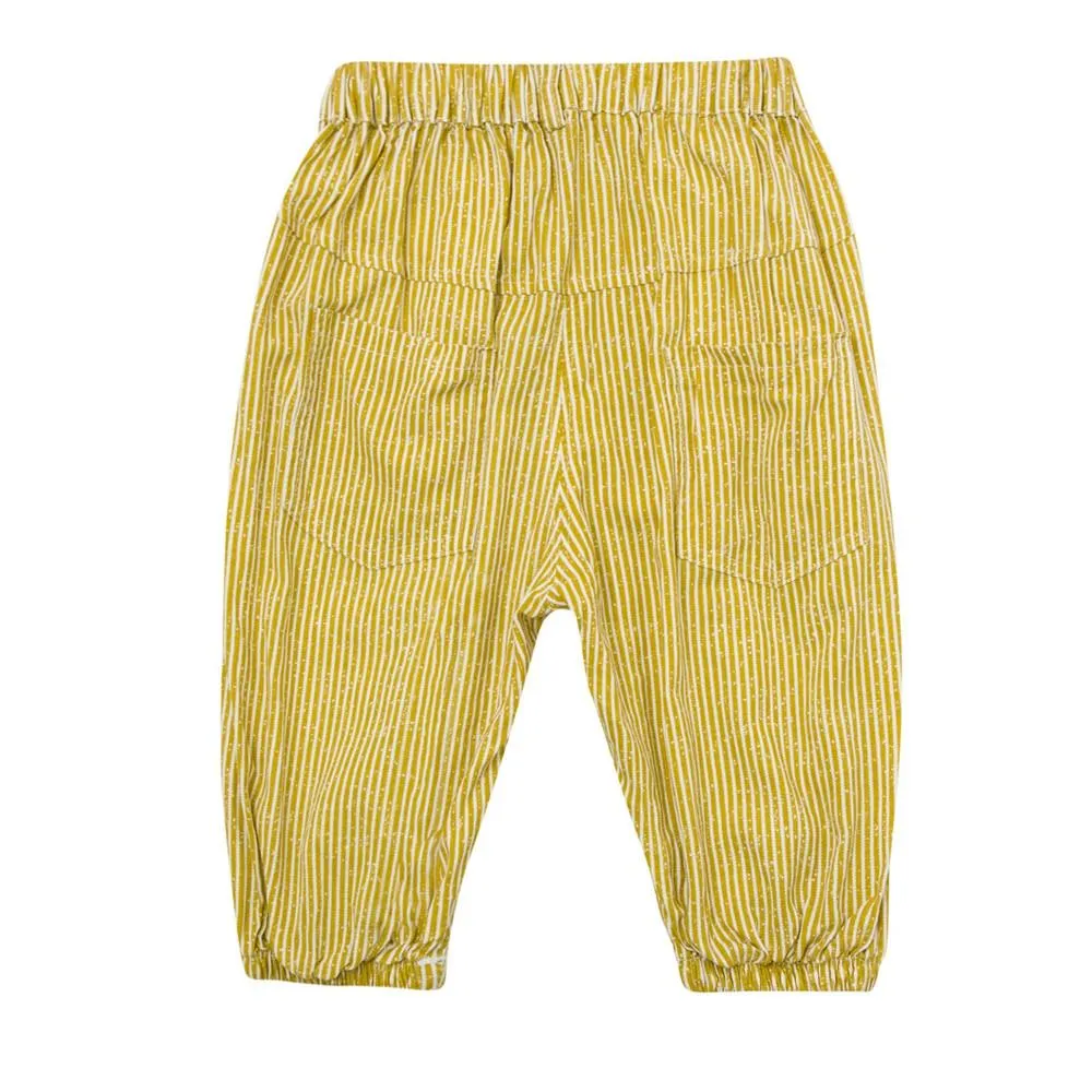 Baby Unisex Striped Elastic Waist Pants