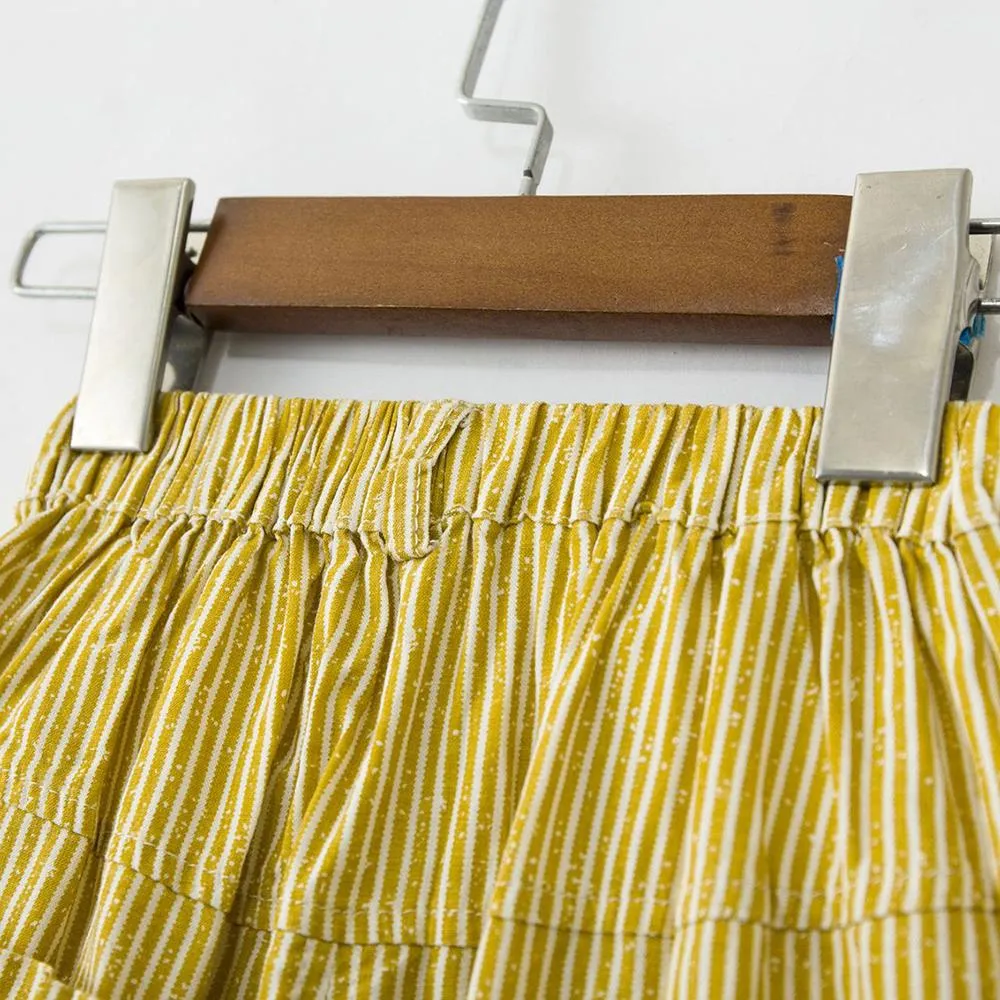 Baby Unisex Striped Elastic Waist Pants