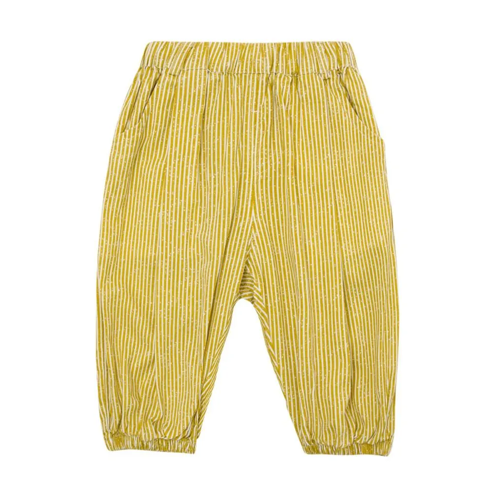 Baby Unisex Striped Elastic Waist Pants
