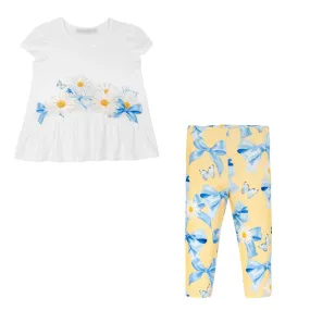 BALLOON CHIC - Daisy Legging Set  - Yellow