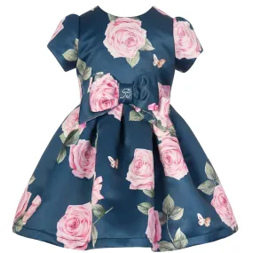 BALLOON CHIC - Rose Dress - Navy