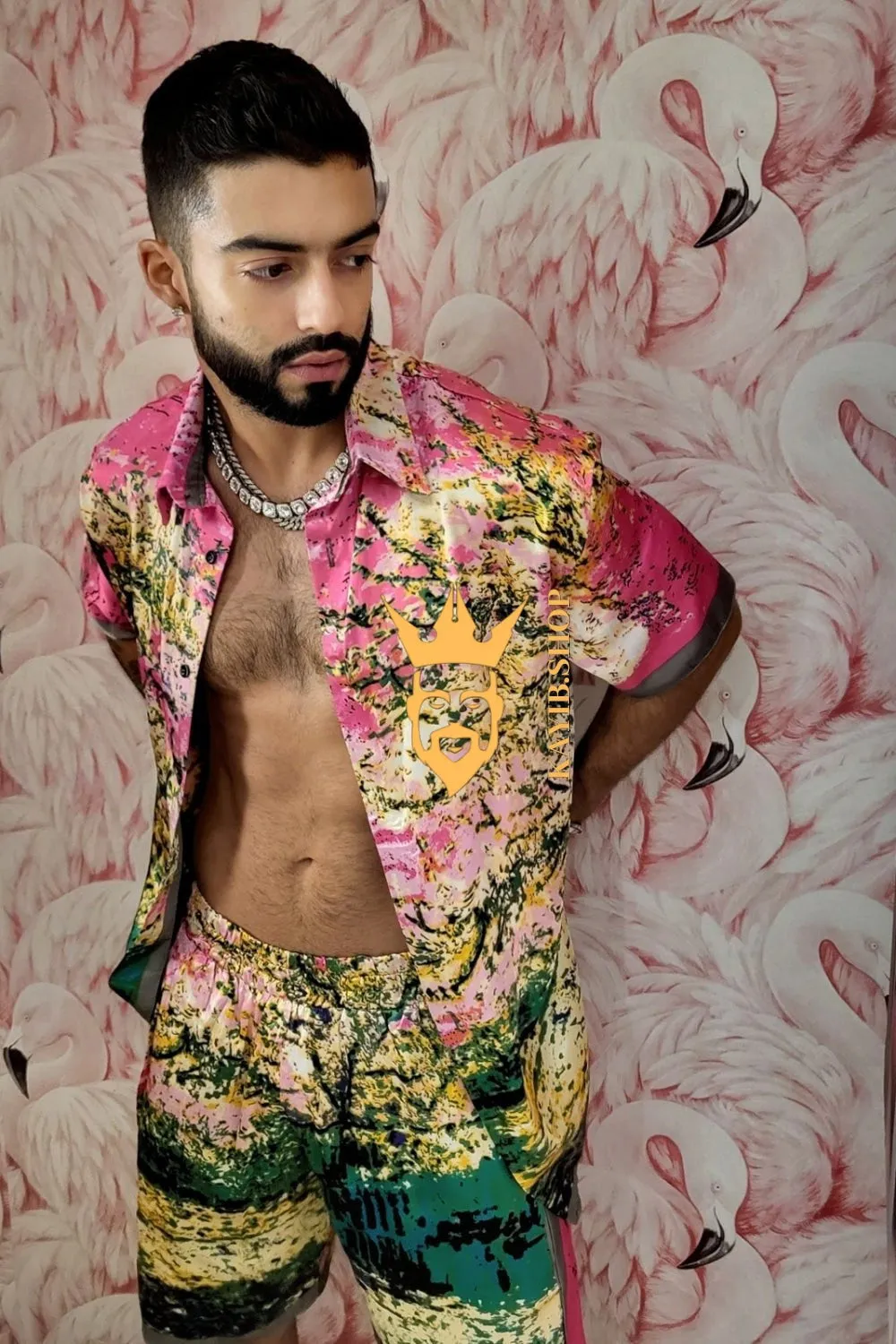 Barocco Print 2-Piece Set - Elevate Your Summer Style with Luxurious Silk Material - Personalized Fit Guaranteed