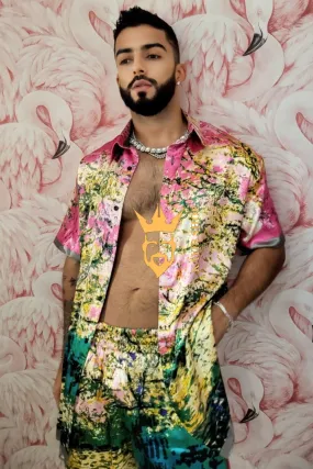Barocco Print 2-Piece Set - Elevate Your Summer Style with Luxurious Silk Material - Personalized Fit Guaranteed