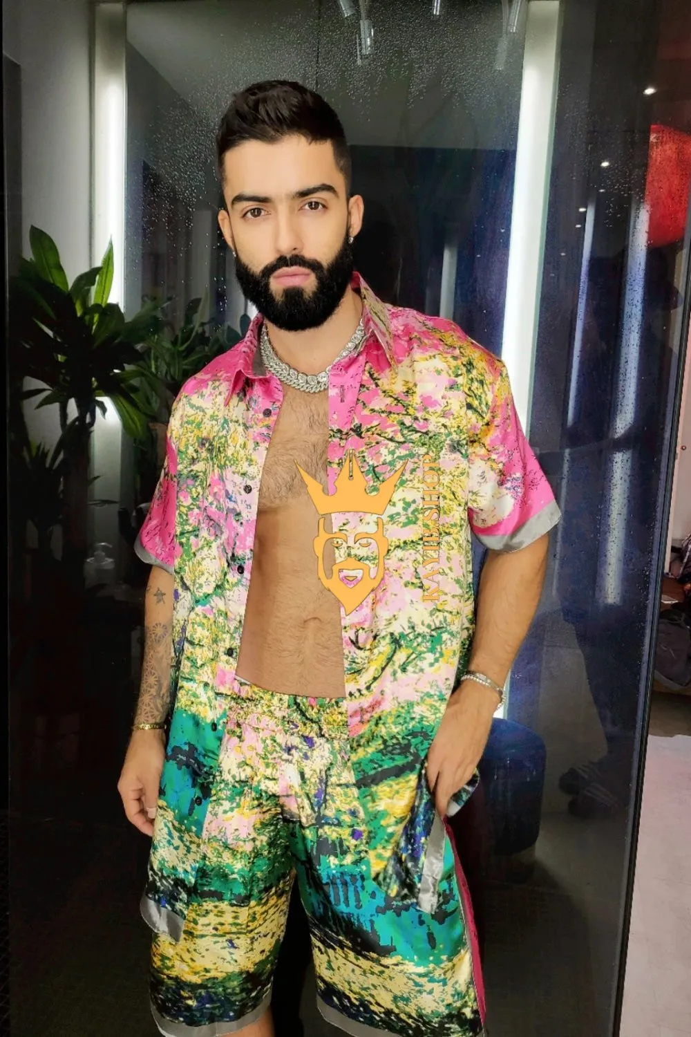 Barocco Print 2-Piece Set - Elevate Your Summer Style with Luxurious Silk Material - Personalized Fit Guaranteed