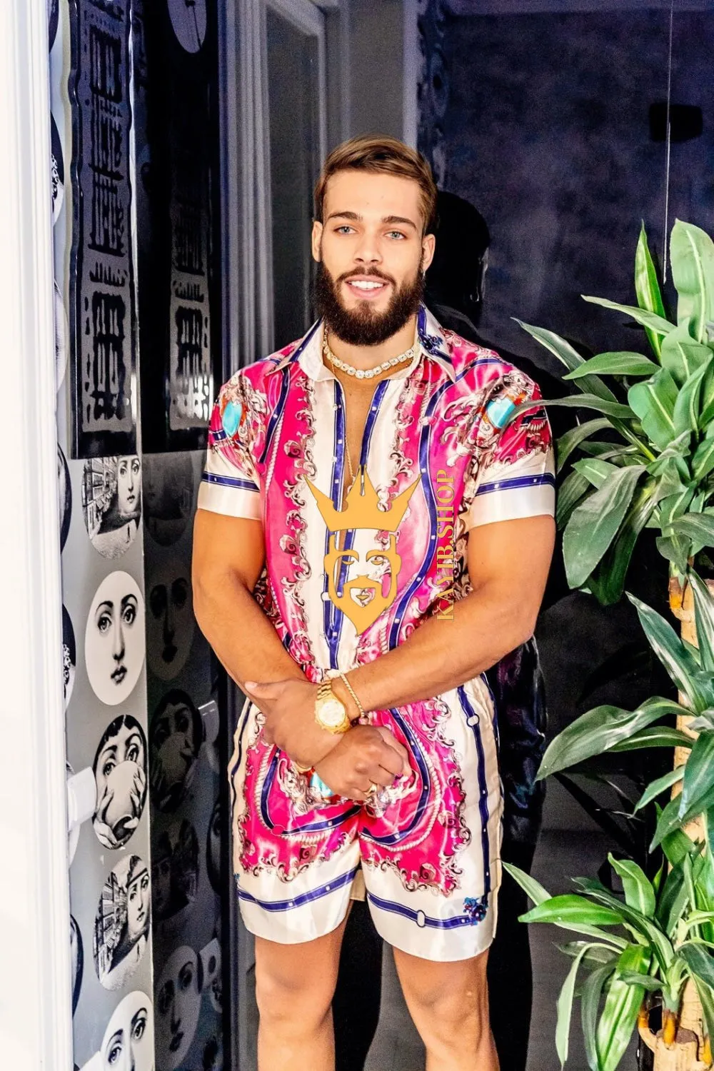 Barocco Silk Clothes Set - Elevate Your Style Game with Pure Luxury - Personalized Fit and Free Shipping