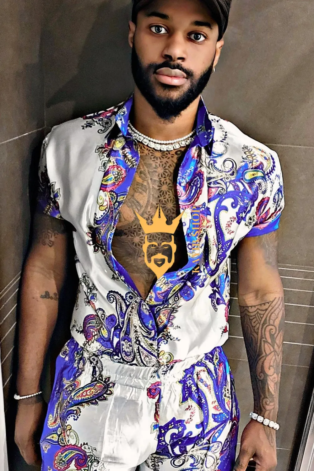 Barocco Silk Set - Elevate Your Personal Style to New Heights - Indulge in Ultimate Luxury