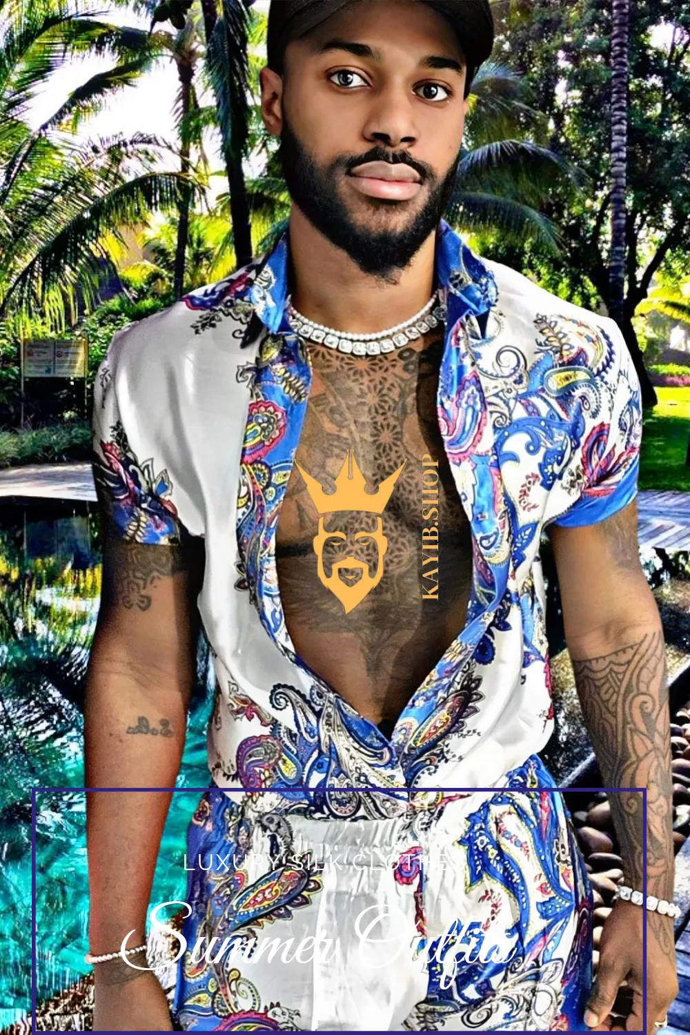 Barocco Silk Set - Elevate Your Personal Style to New Heights - Indulge in Ultimate Luxury