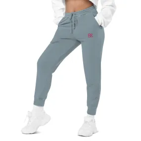 BC Dark Gray Embroidered Unisex Pigment-dyed Joggers