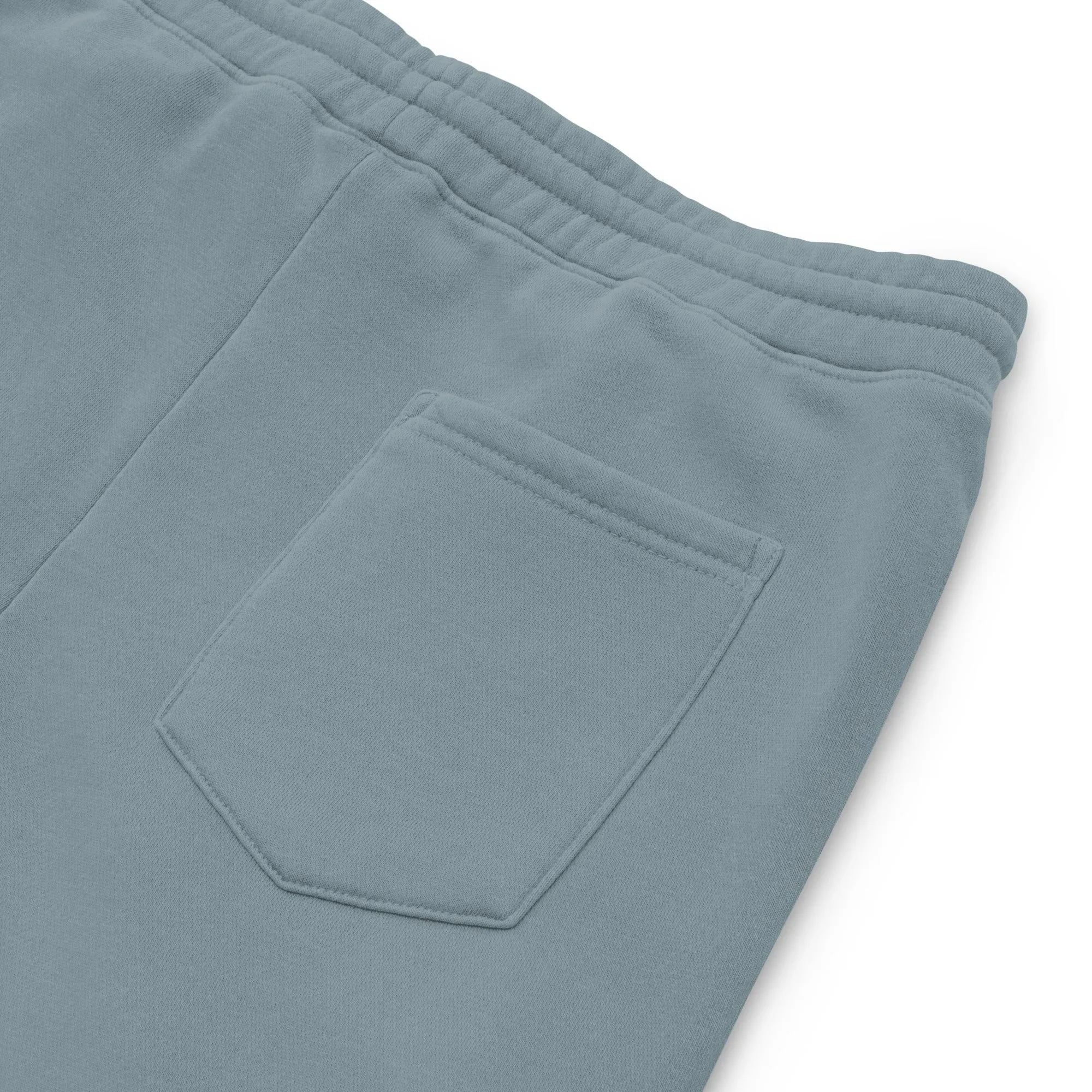 BC Dark Gray Embroidered Unisex Pigment-dyed Joggers