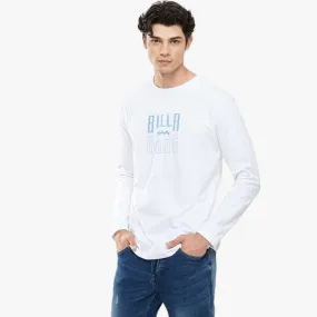 Billabong Mens Thousand Stack Long Sleeve Tee White