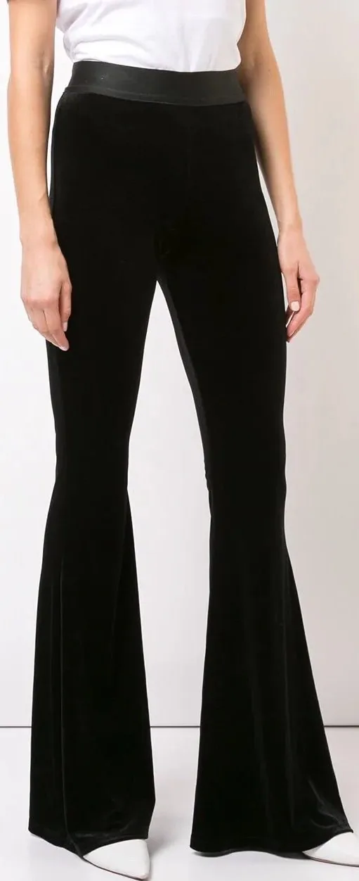 Black Flared Trousers