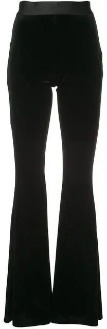 Black Flared Trousers