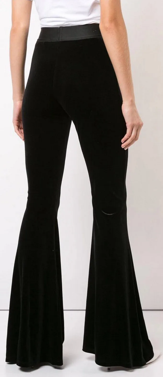 Black Flared Trousers