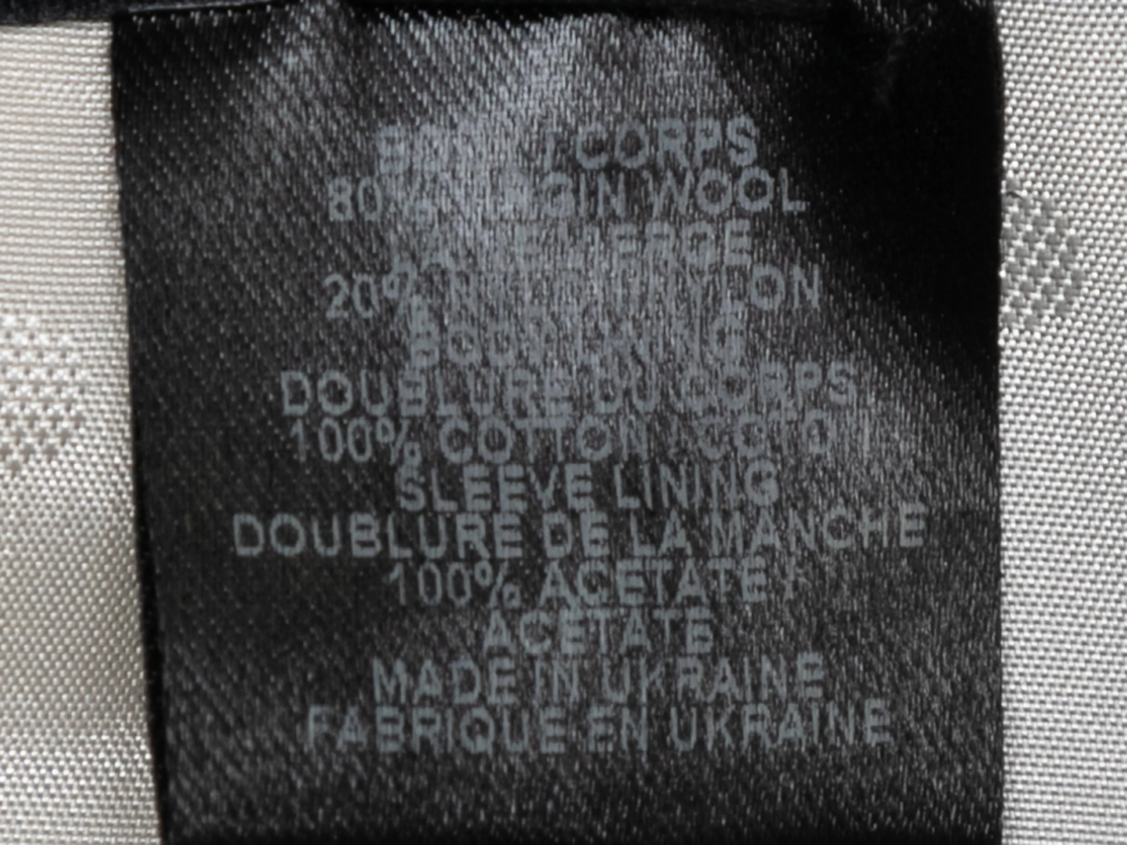 Black Marc by Marc Jacobs Double-Breasted Virgin Wool Peacoat Size US S