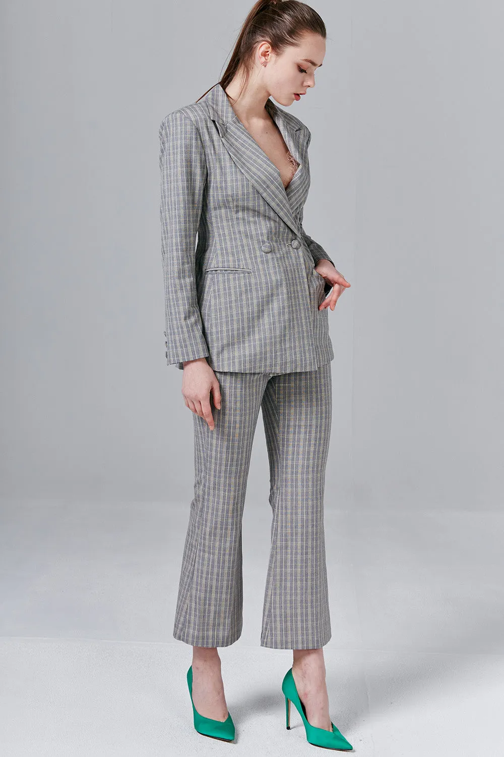 Blake Glen Plaid Flare Pants