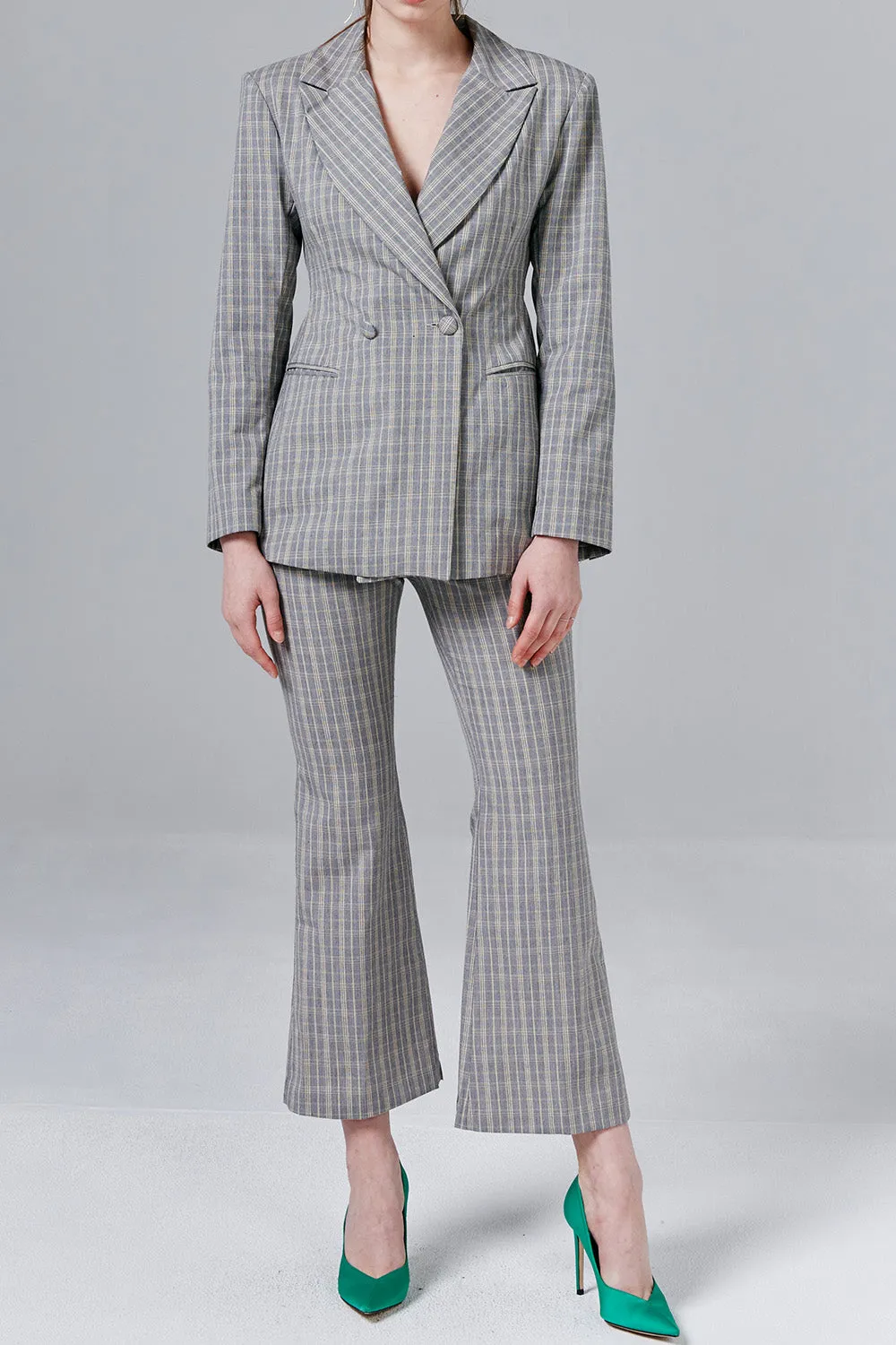 Blake Glen Plaid Flare Pants