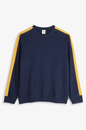 Blue Cut & Sew Sweatshirt - S24 - MSW087R