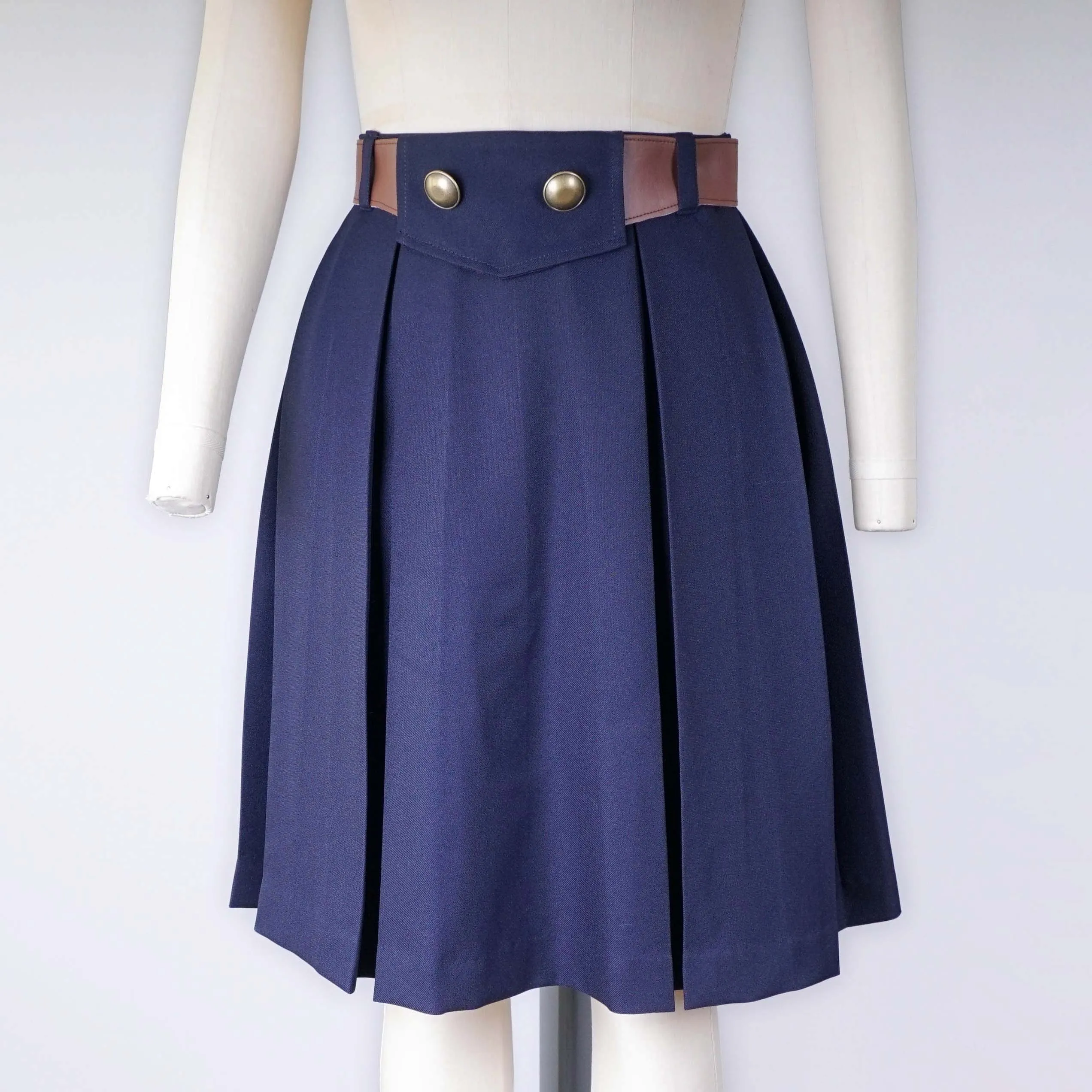 Box Pleated Skirt Sewing Pattern/Downloadable PDF File and Tutorial Book