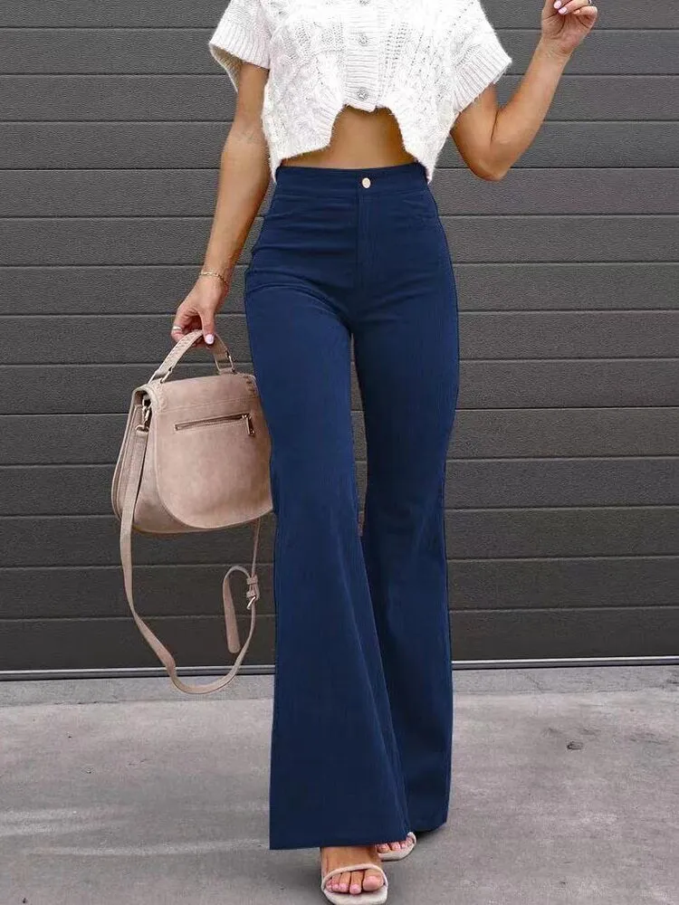 Brielle - Flared Corduroy Trousers