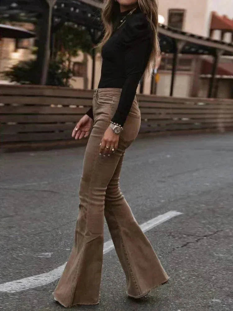Brielle - Flared Corduroy Trousers