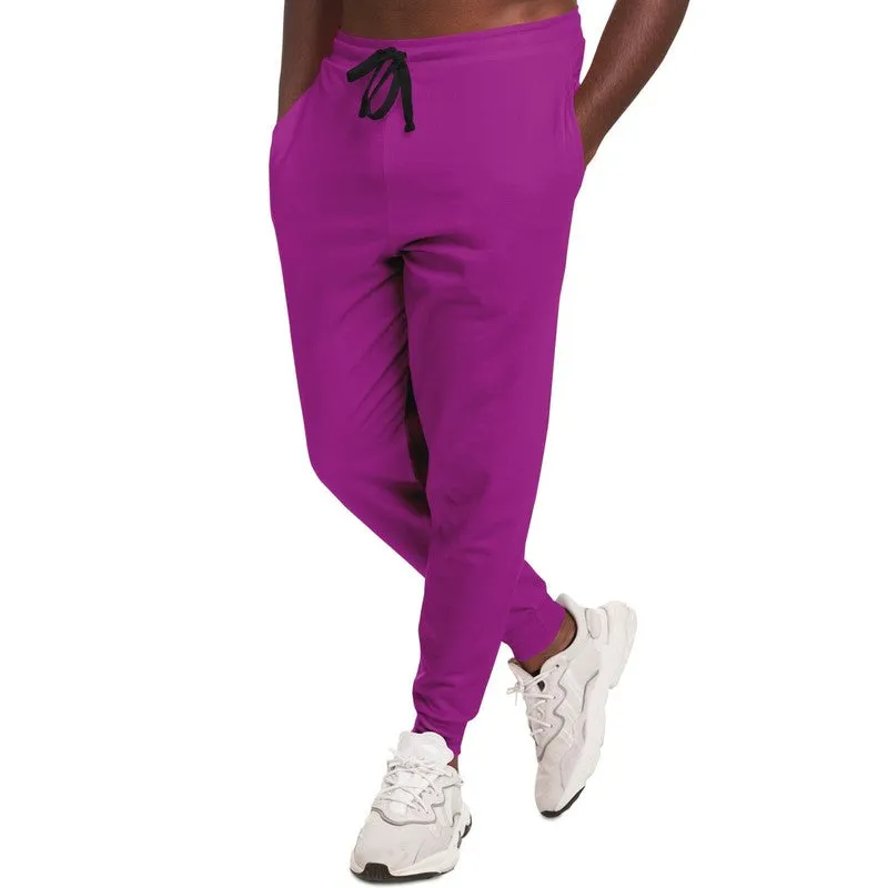 Bright Purple Joggers | Unisex | with PLUS sizes | Bright Pure Purple | C38M100Y0K0
