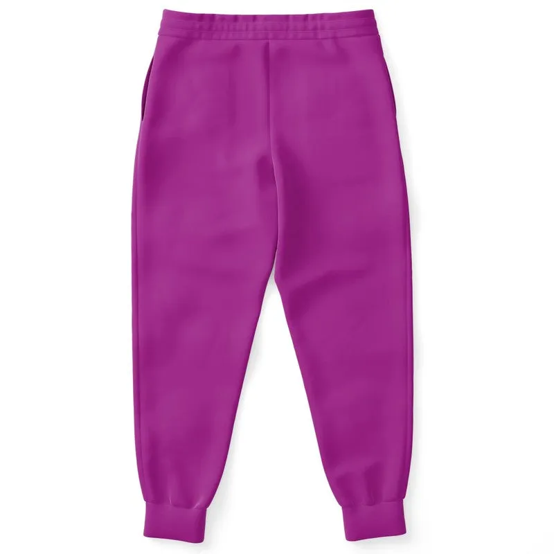 Bright Purple Joggers | Unisex | with PLUS sizes | Bright Pure Purple | C38M100Y0K0