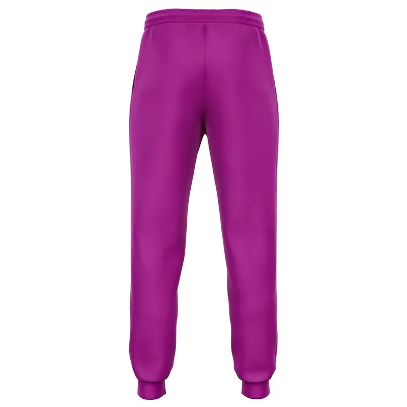 Bright Purple Joggers | Unisex | with PLUS sizes | Bright Pure Purple | C38M100Y0K0