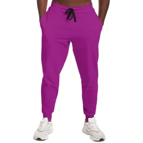 Bright Purple Joggers | Unisex | with PLUS sizes | Bright Pure Purple | C38M100Y0K0