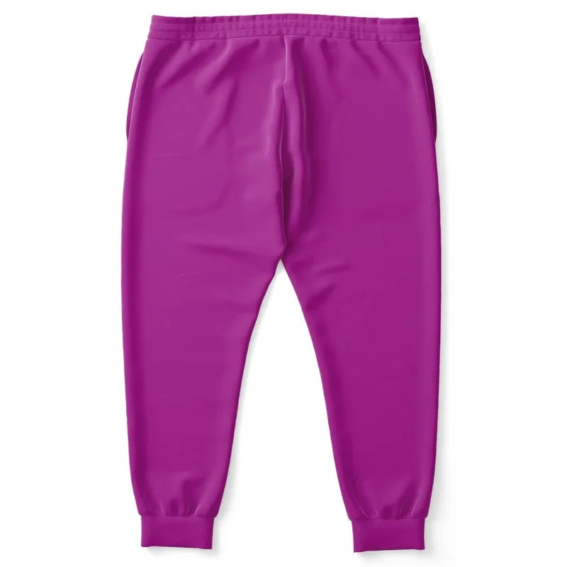 Bright Purple Joggers | Unisex | with PLUS sizes | Bright Pure Purple | C38M100Y0K0