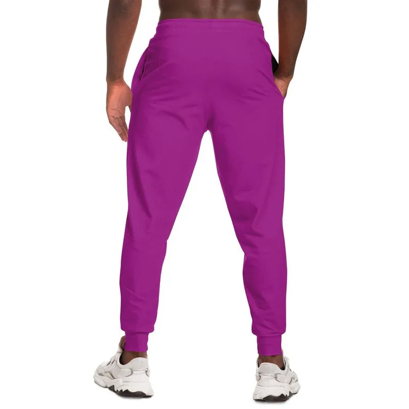 Bright Purple Joggers | Unisex | with PLUS sizes | Bright Pure Purple | C38M100Y0K0