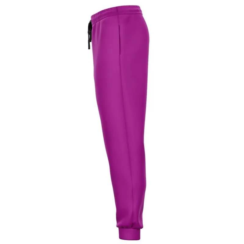 Bright Purple Joggers | Unisex | with PLUS sizes | Bright Pure Purple | C38M100Y0K0