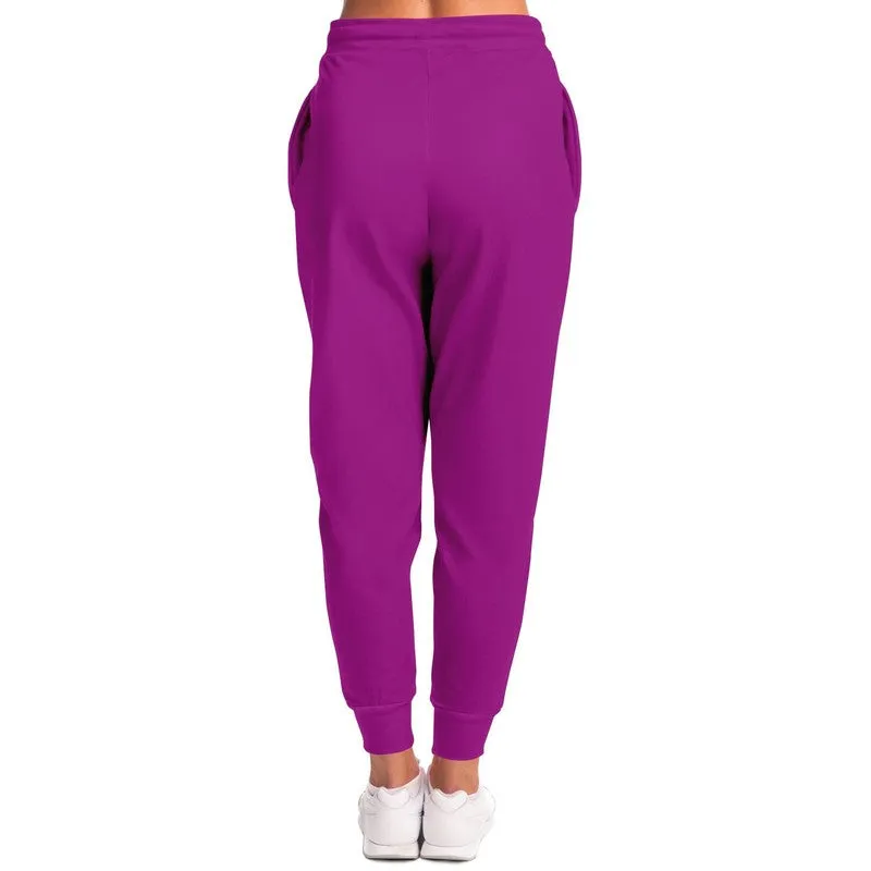 Bright Purple Joggers | Unisex | with PLUS sizes | Bright Pure Purple | C38M100Y0K0