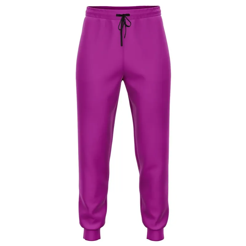 Bright Purple Joggers | Unisex | with PLUS sizes | Bright Pure Purple | C38M100Y0K0