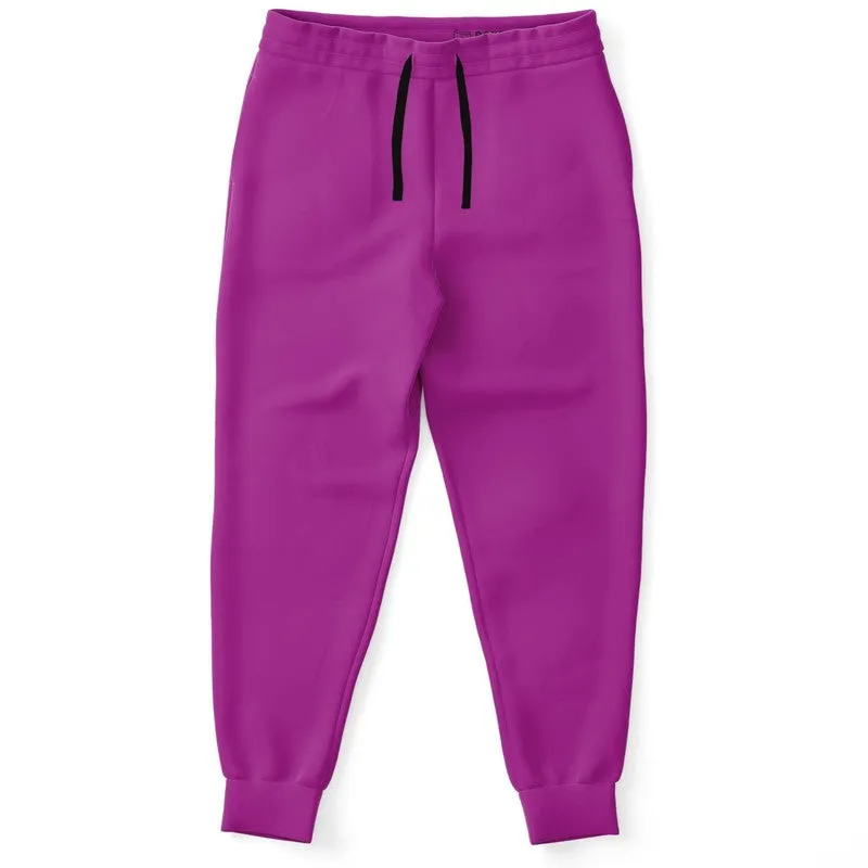 Bright Purple Joggers | Unisex | with PLUS sizes | Bright Pure Purple | C38M100Y0K0