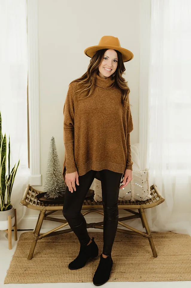 Brushed Melange Cowl