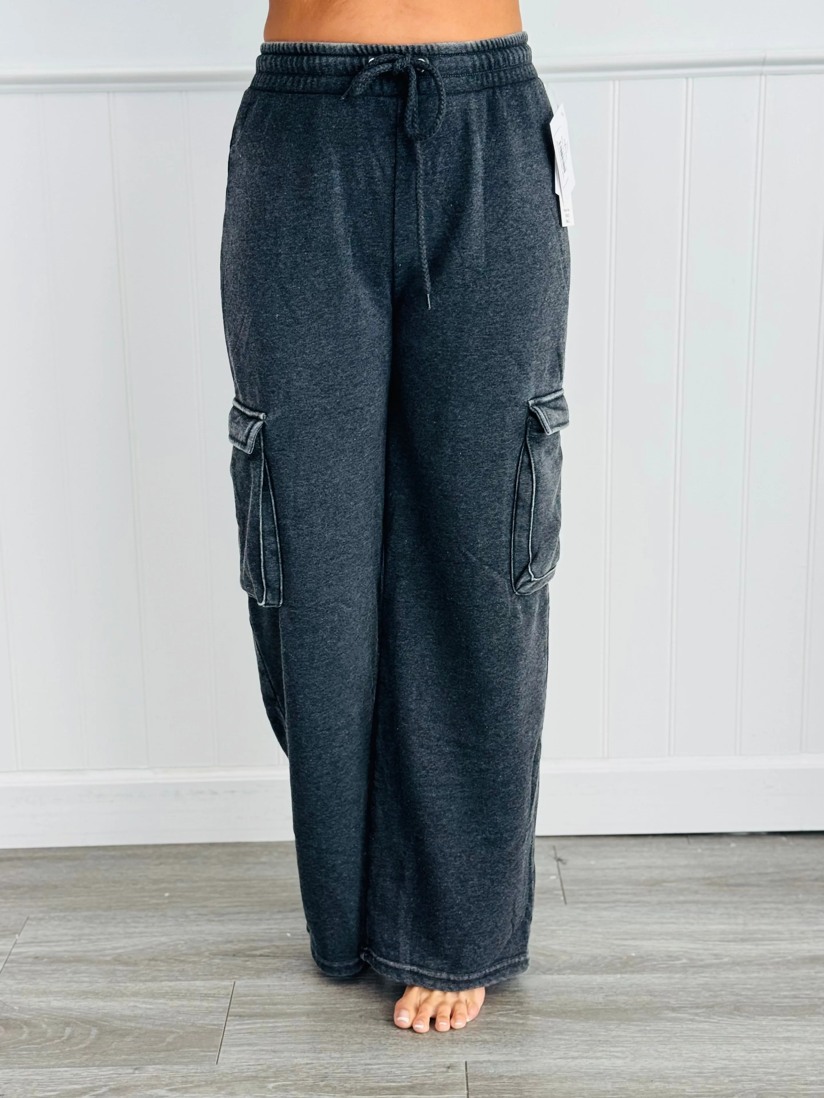Burn-Out Cargo Joggers (Reg.)-4 Colors