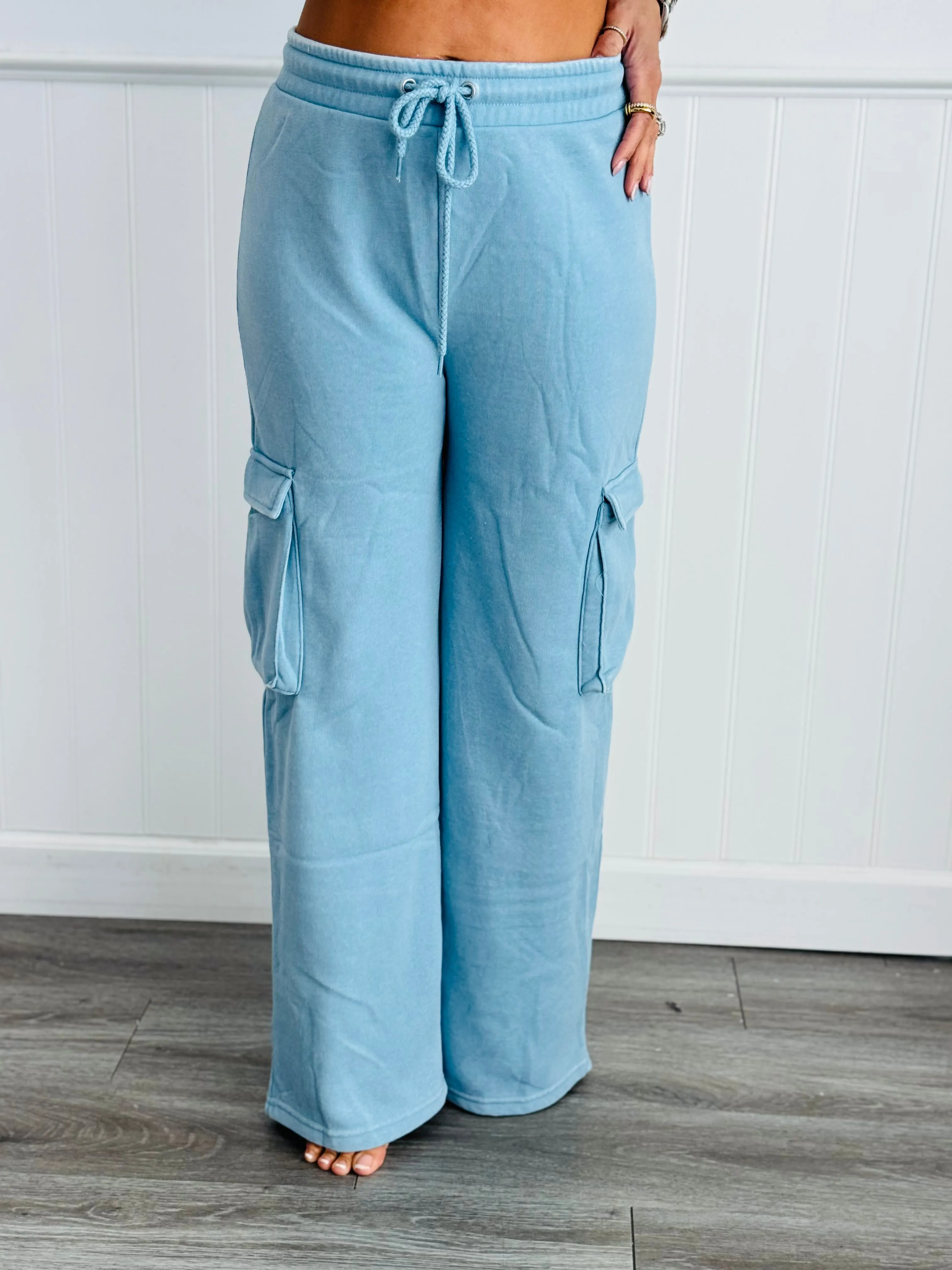 Burn-Out Cargo Joggers (Reg.)-4 Colors