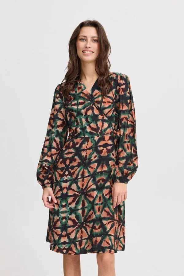 b.young Byhelvig Dress Sycamore Mix